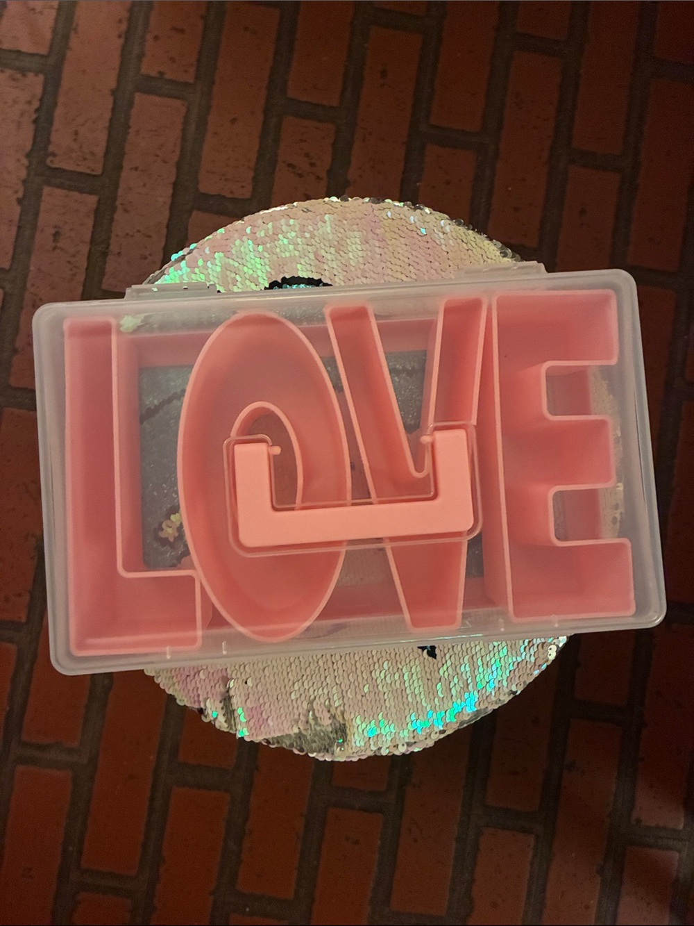 Pink LOVE Letter Candy box